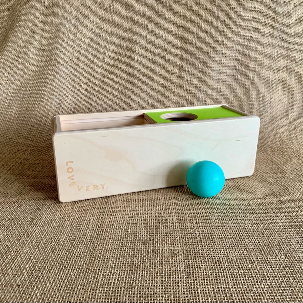 LOVEVERY Hide and Seek Ball Balance Toy from The Thinker Playkit 11-12 Months